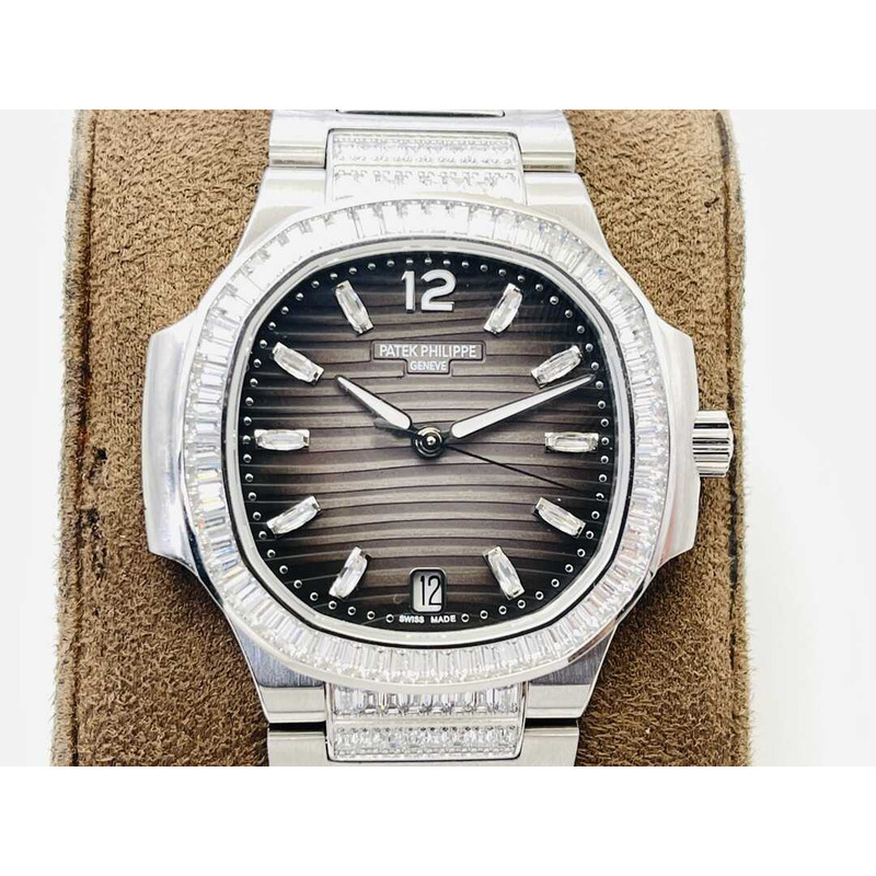 Patek Philippe Nautilus Watch Black And Silver