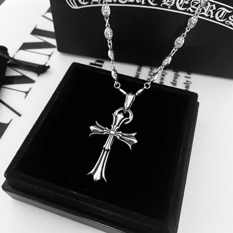 Chrome Heart Cross Necklace