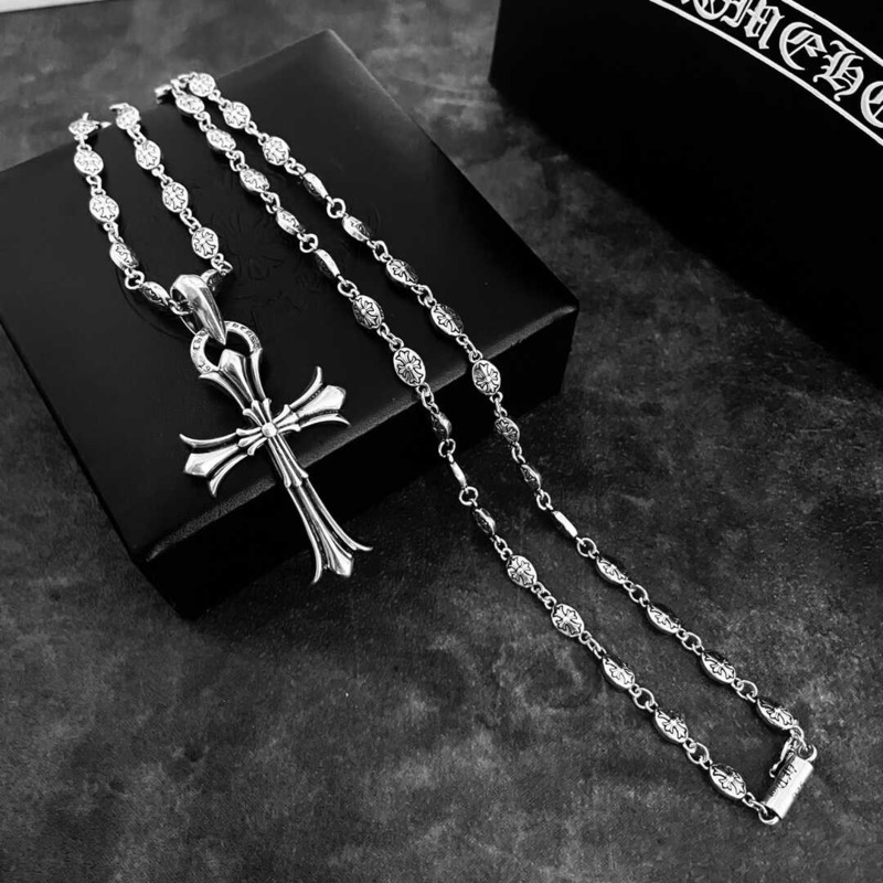 Chrome Heart Cross Necklace