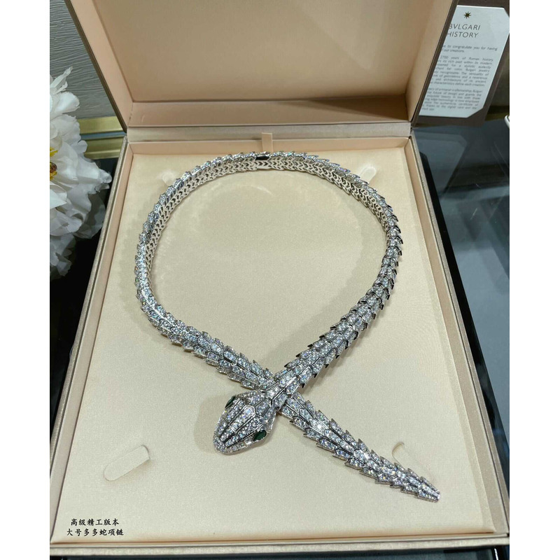 B*l*ai serpenti diamond necklace