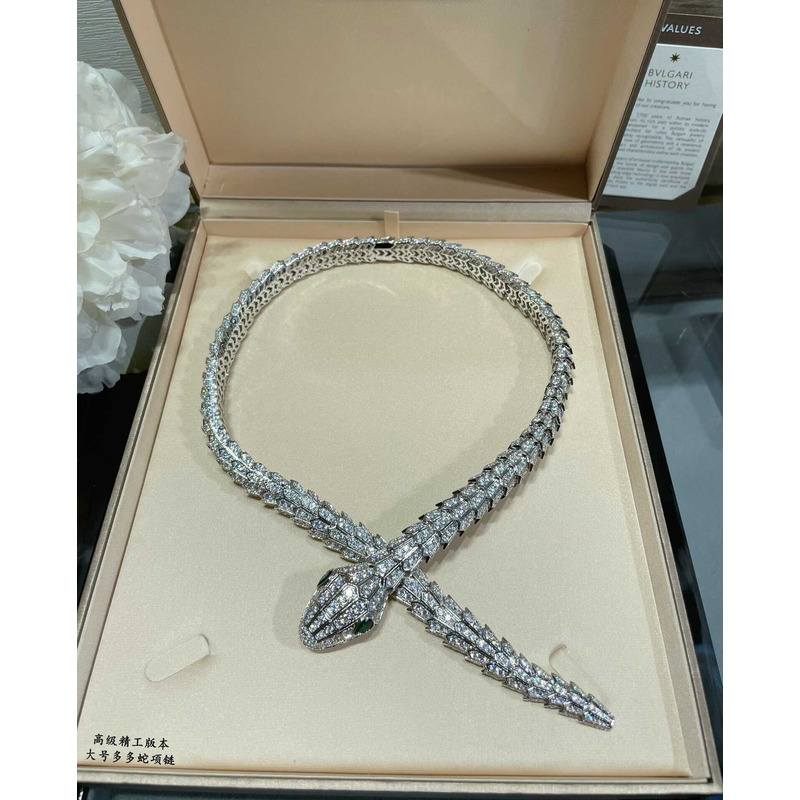 B*l*ai serpenti diamond necklace