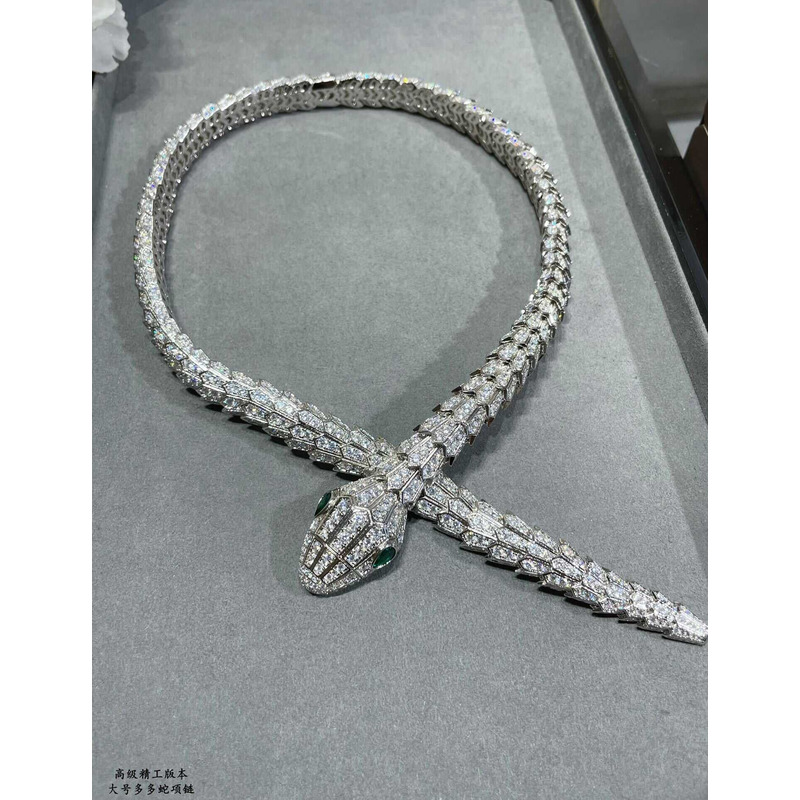 B*l*ai serpenti diamond necklace