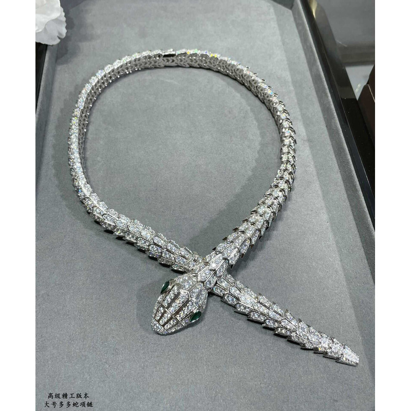 B*l*ai serpenti diamond necklace