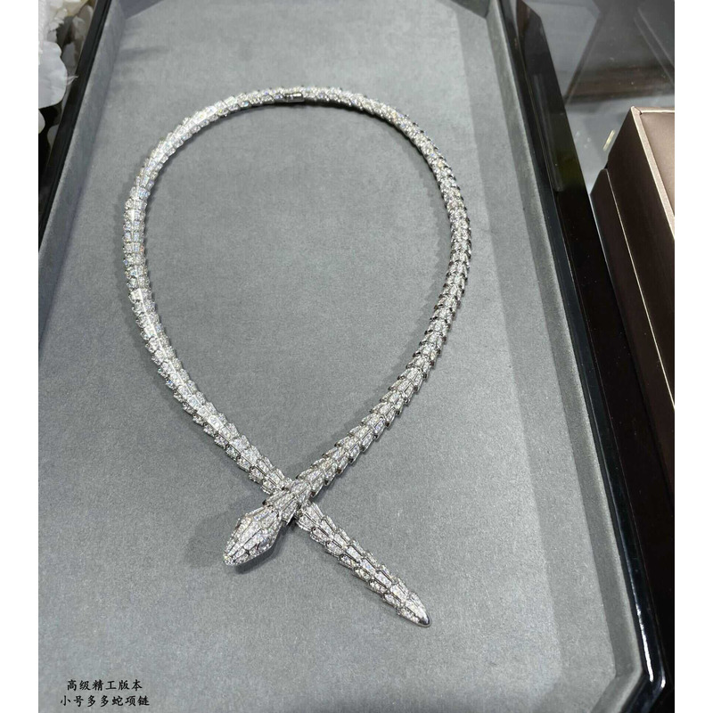 B*l*ai serpenti diamond necklace