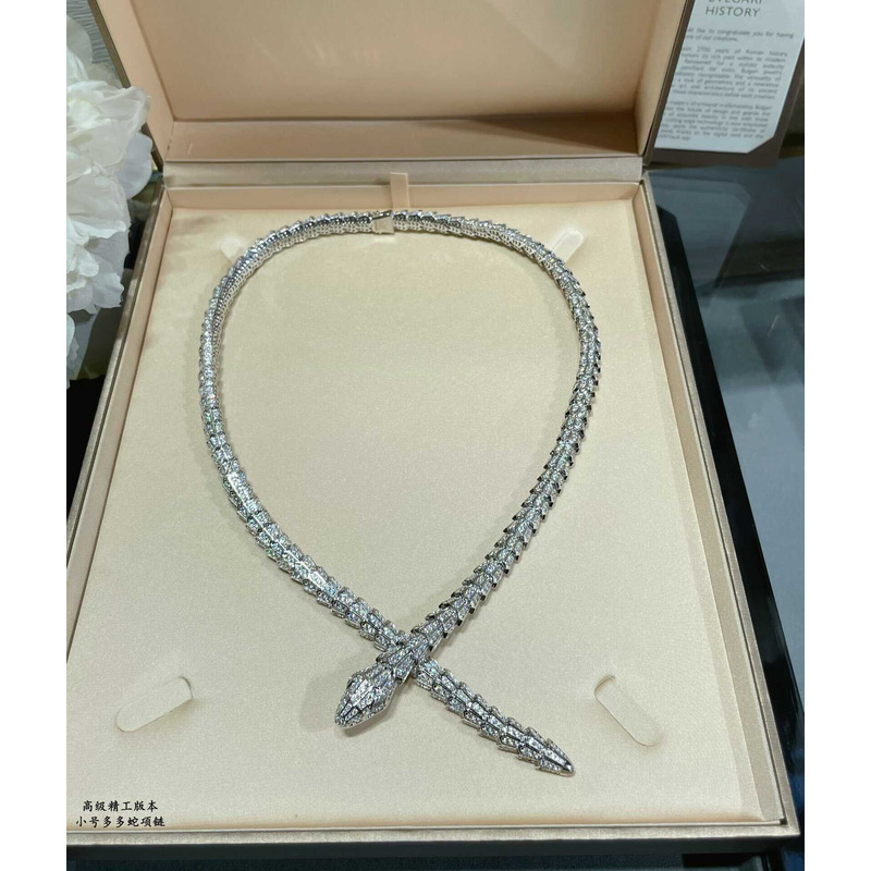 B*l*ai serpenti diamond necklace