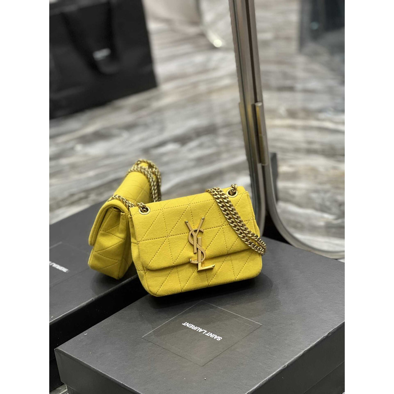 Saint Laurent Jamie Small Shoulder Bag Yellow