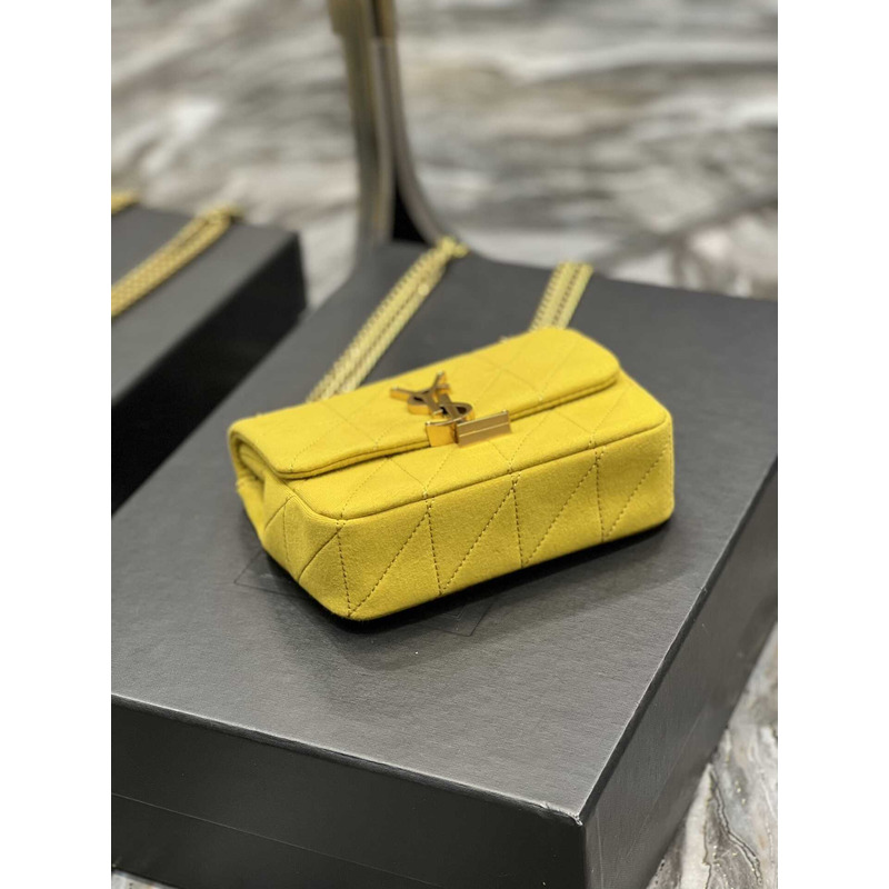 Saint Laurent Jamie Small Shoulder Bag Yellow