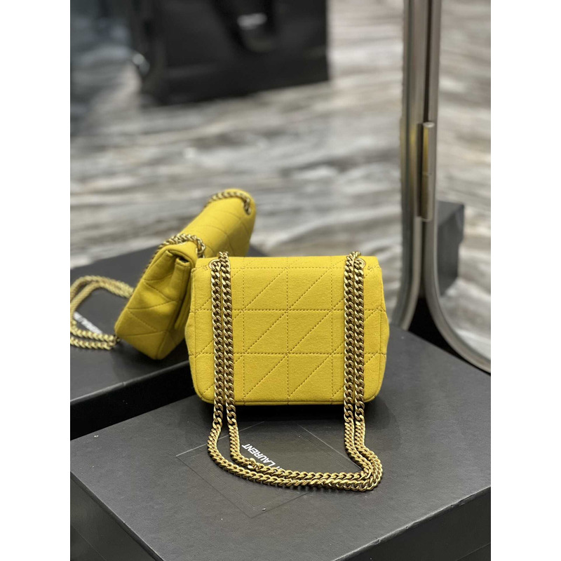 Saint Laurent Jamie Small Shoulder Bag Yellow