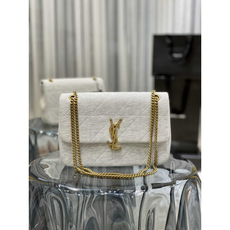 Saint Laurent Jamie Medium Shoulder Bag White