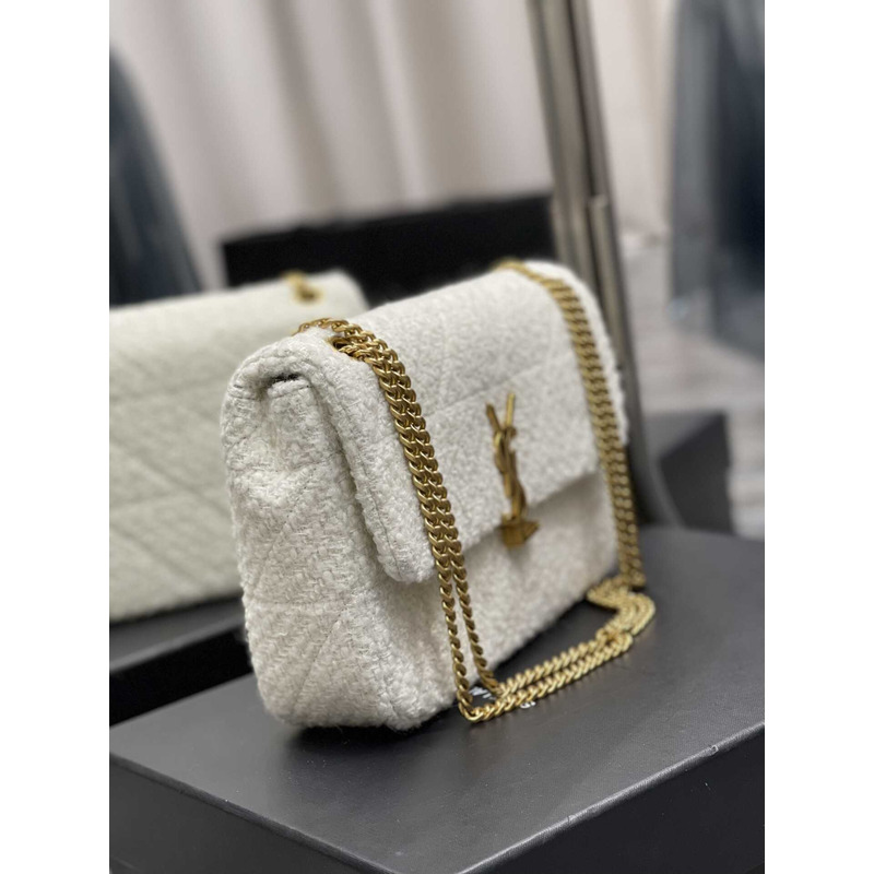 Saint Laurent Jamie Medium Shoulder Bag White