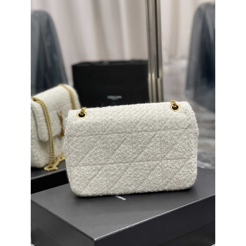 Saint Laurent Jamie Medium Shoulder Bag White