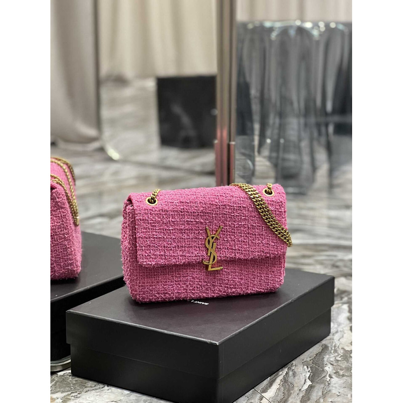 Saint Laurent Jamie Medium Shoulder Bag Pink