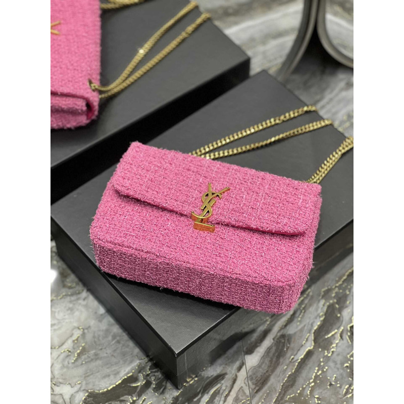 Saint Laurent Jamie Medium Shoulder Bag Pink