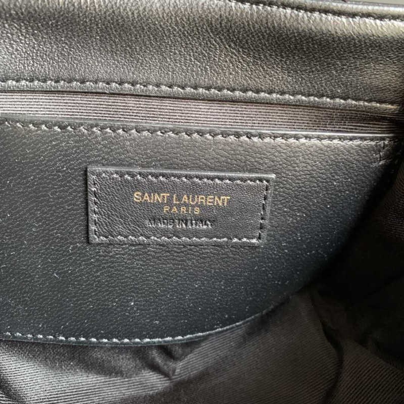 Saint Laurent Mini Nolita In Lambskin Black