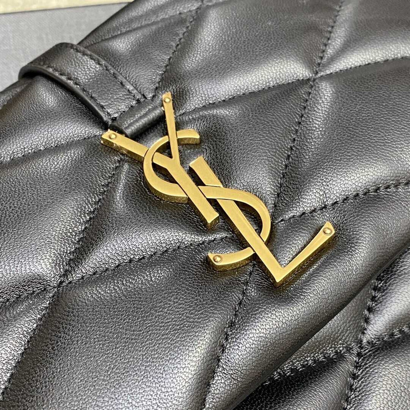 Saint Laurent Le 57 Shoulder Bag In Quilted Lambskin Black