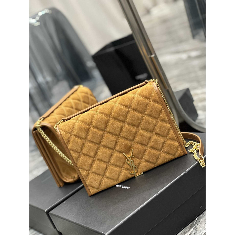 Saint Laurent Becky Shoulder Bag Yellow