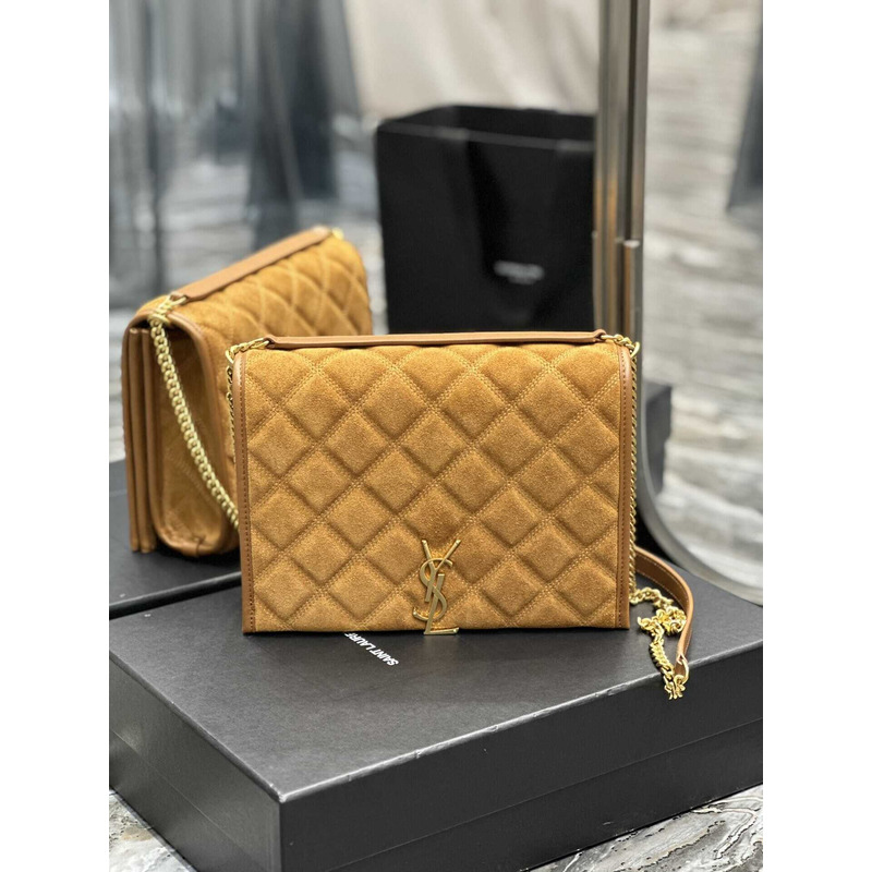 Saint Laurent Becky Shoulder Bag Yellow