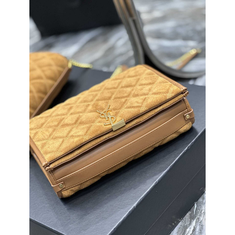 Saint Laurent Becky Shoulder Bag Yellow