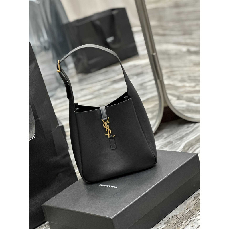 Saint Laurent Le5a7 Hobo Bag Small Black