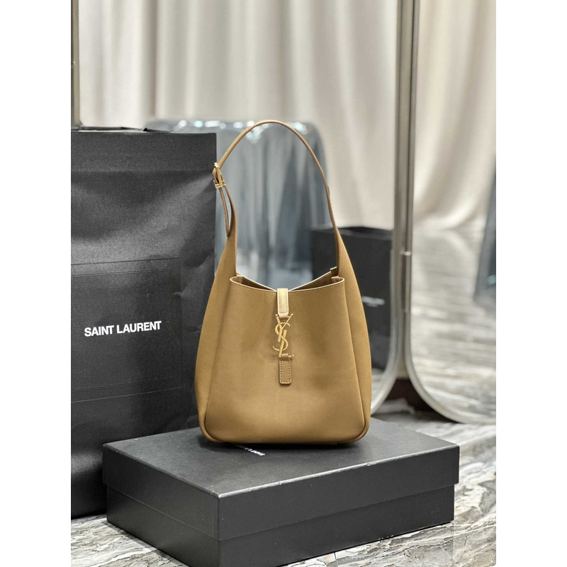 Saint Laurent Le5a7 Hobo Bag Small Yellow