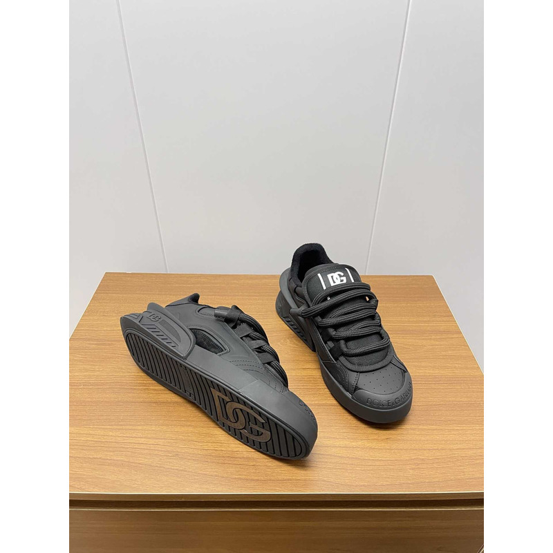 Dolce & Gabbana Black Sneakers With Logo