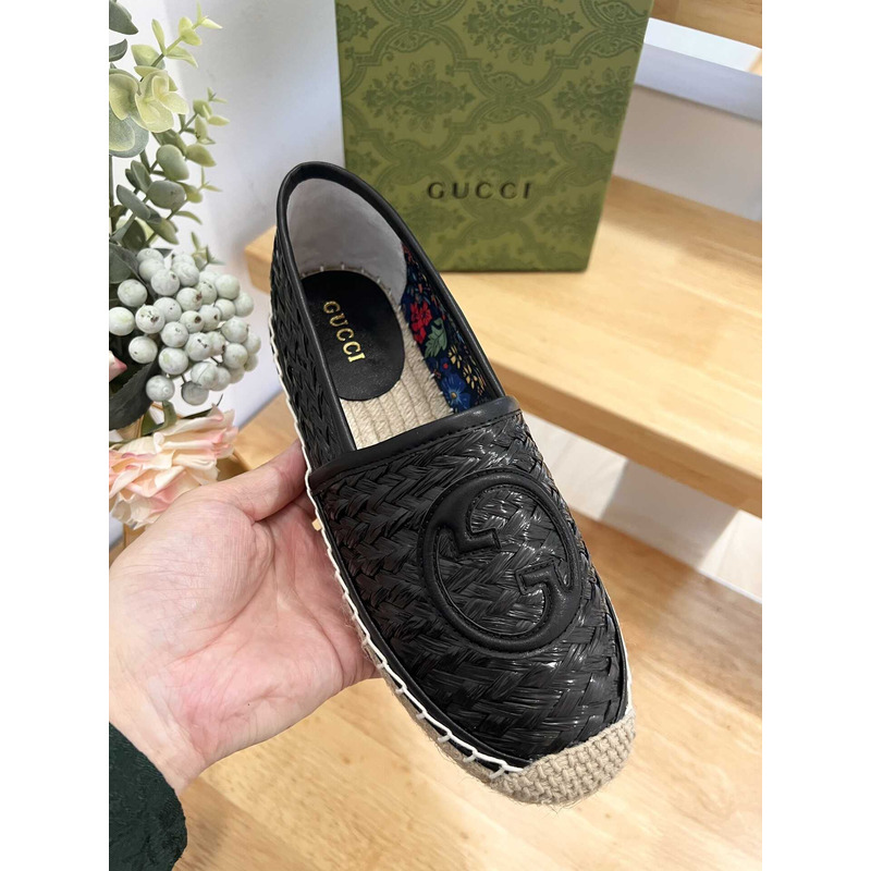 G*u*i interlocking g espadrilles black