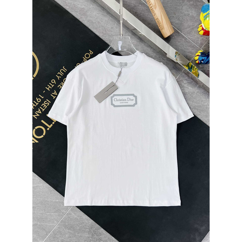 D*or logo cotton t-shirt white