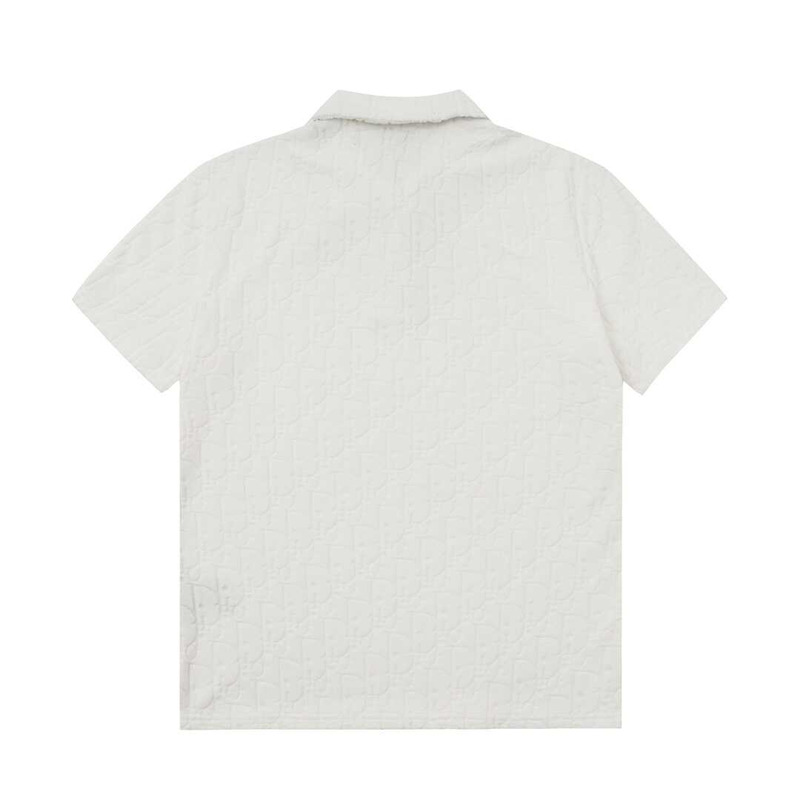 D*or cotton polo shirt white