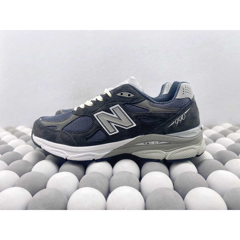 New Balance 990 Air Force In Suede/mesh Navy