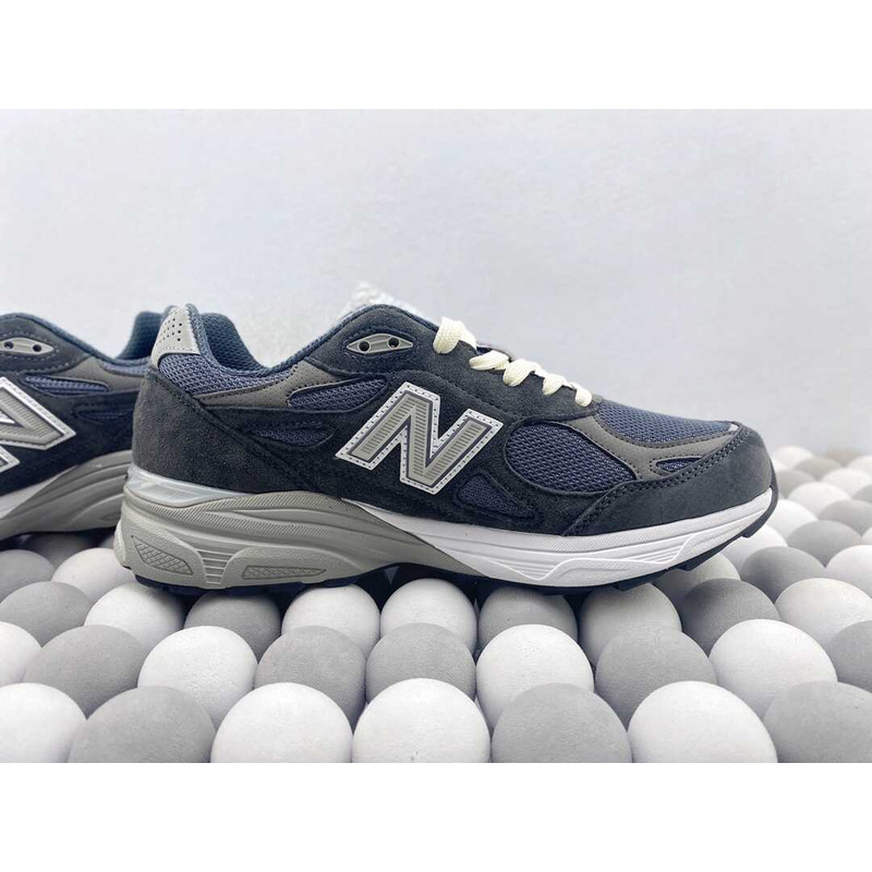 New Balance 990 Air Force In Suede/mesh Navy