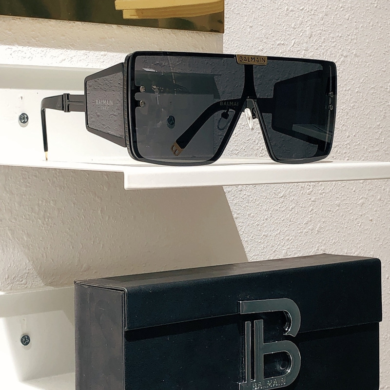 Balmain  Black Sunglasses With Logo