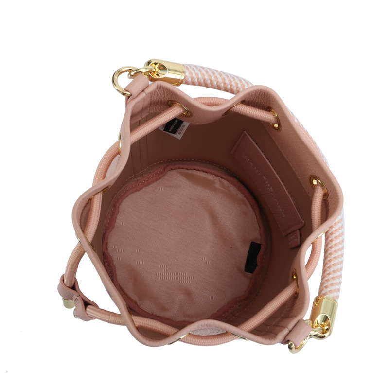 Marc Jacobs The Leather Bucket Bag Light Pink