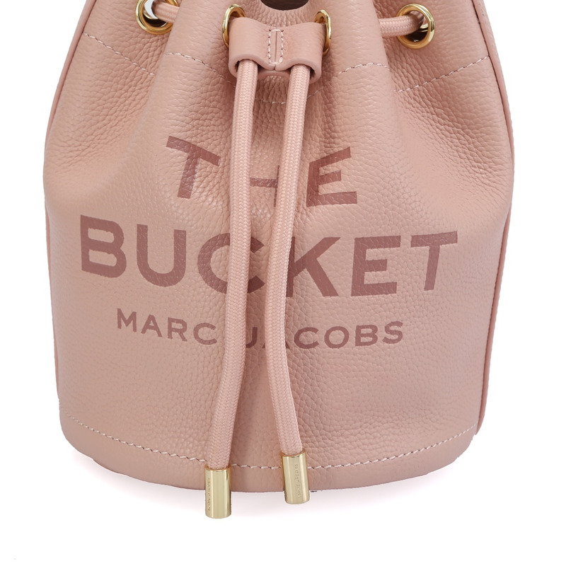 Marc Jacobs The Leather Bucket Bag Light Pink