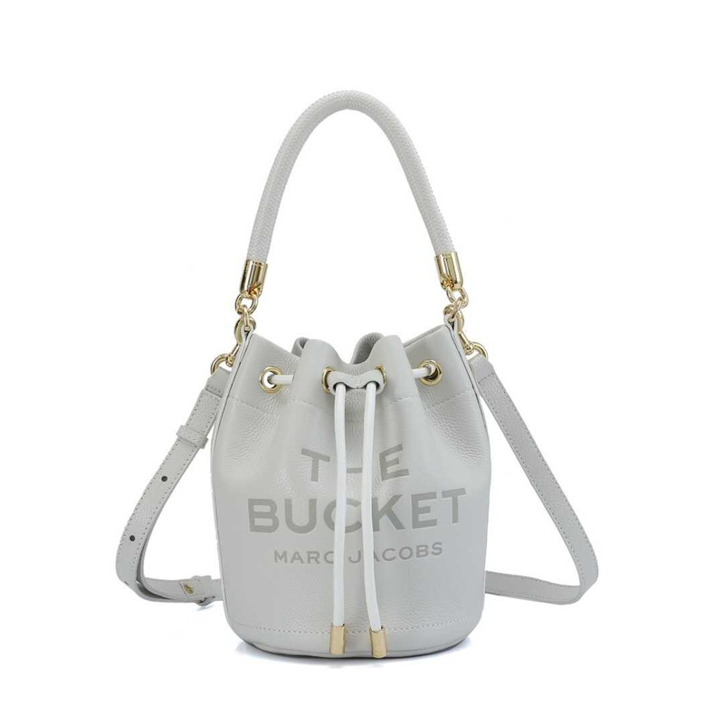 Marc Jacobs The Leather Bucket Bag White