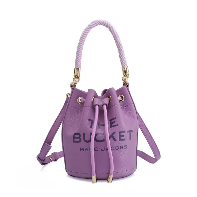 Marc Jacobs The Leather Bucket Bag Purple