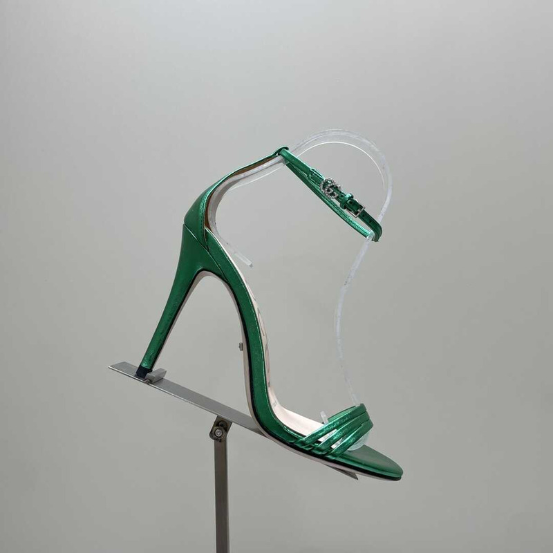 G*u*i stiletto heels green