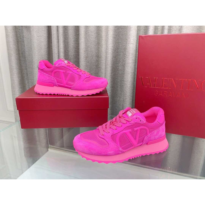 Valentino  Logo Sneaker Pink