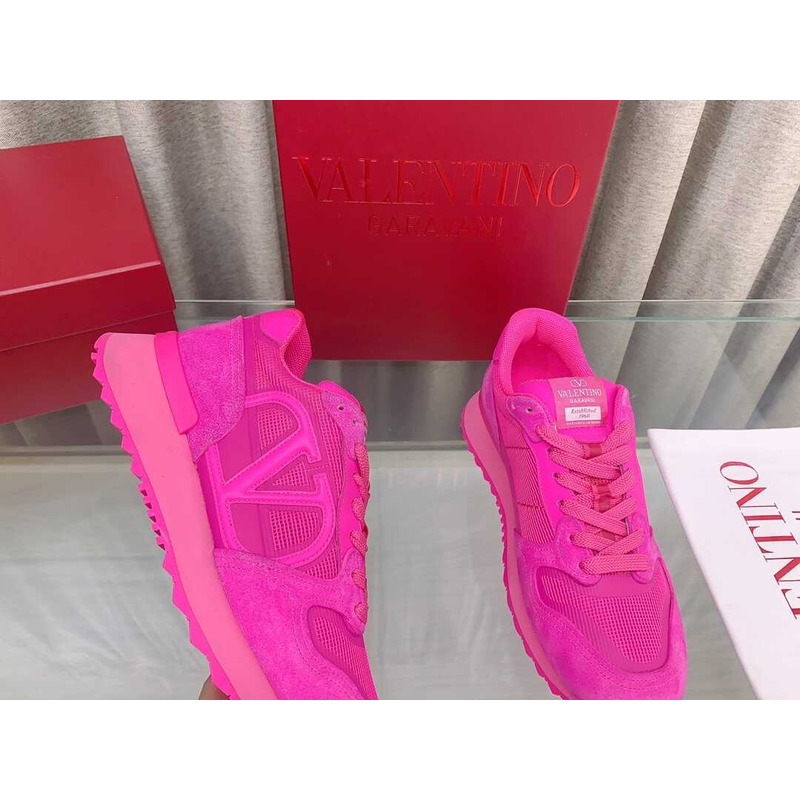 Valentino  Logo Sneaker Pink