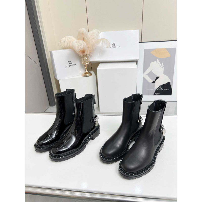 Givenchy Chelsea Chain Boots Black