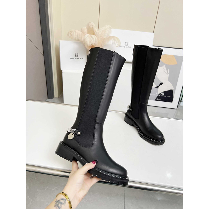 Givenchy Wellington Boots Black