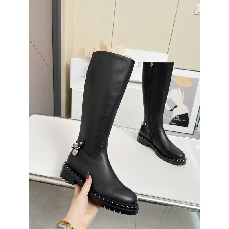 Givenchy Grip Sole Knee Boots Black