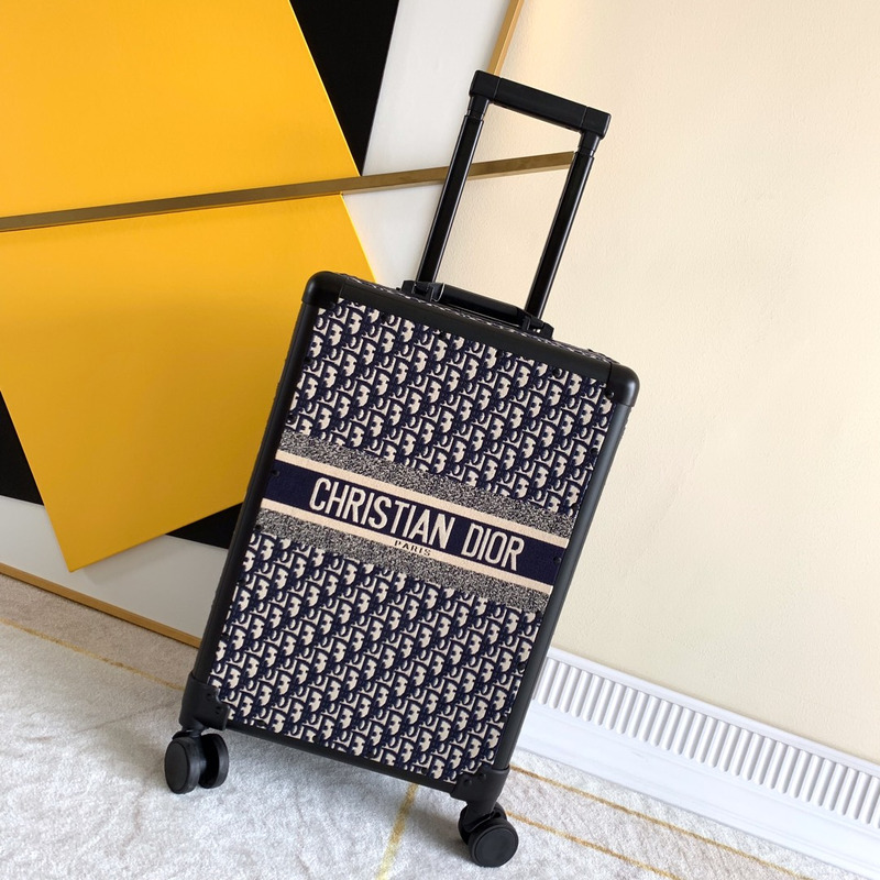 D*or luggage box suitcase blue