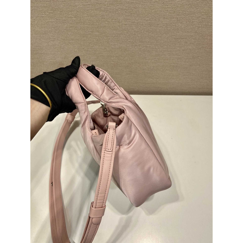 Pra*a soft medium tote nappa leather light pink