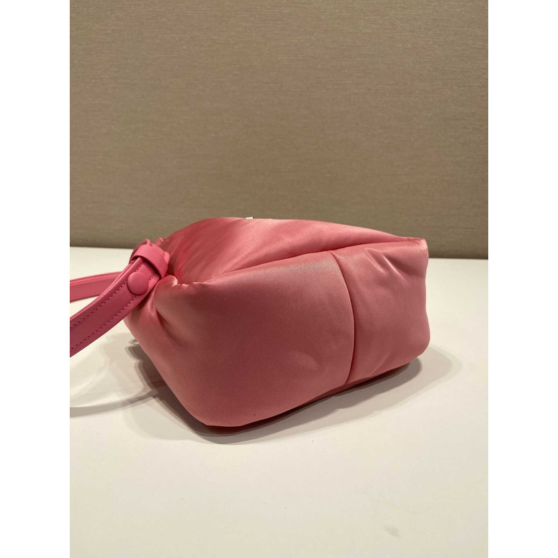 Pra*a soft medium tote nappa leather pink