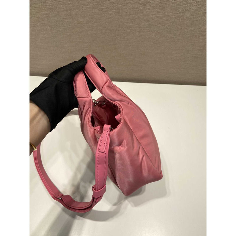 Pra*a soft medium tote nappa leather pink