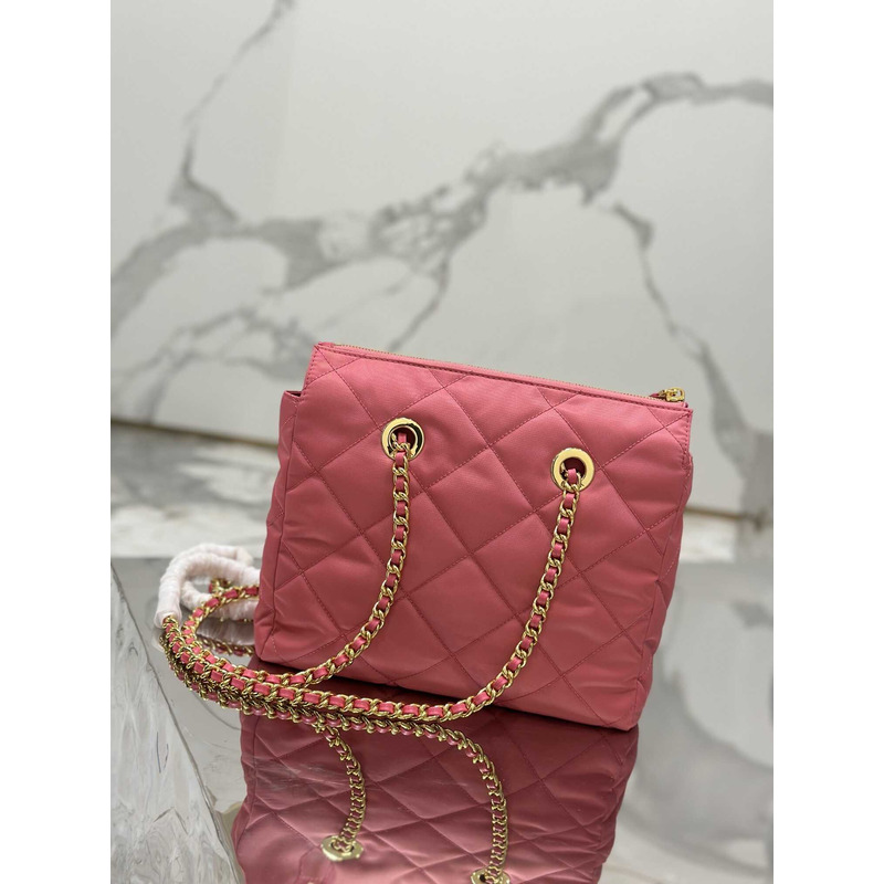 Pra*a re-nylon recycled nylon tote bag pink