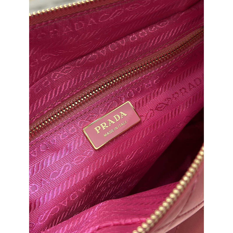 Pra*a re-nylon recycled nylon tote bag pink