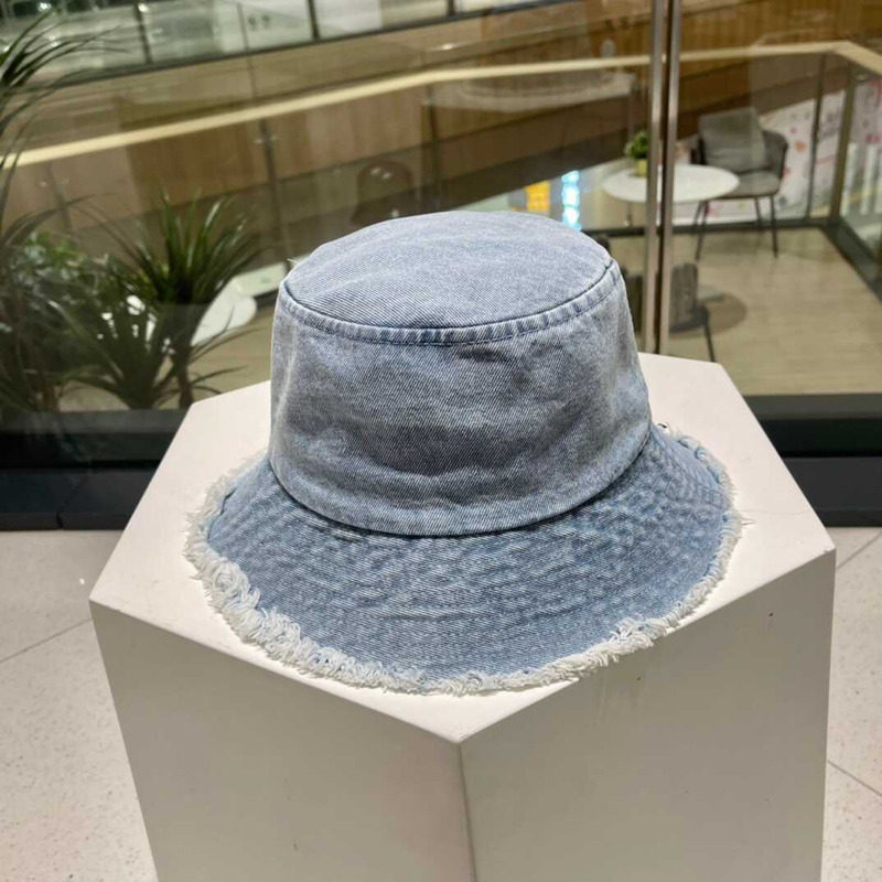 Pra*a denim bucket hat light blue