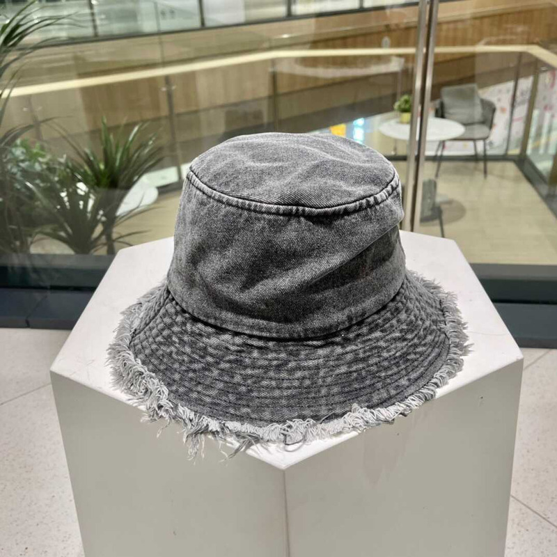 Pra*a denim bucket hat gray