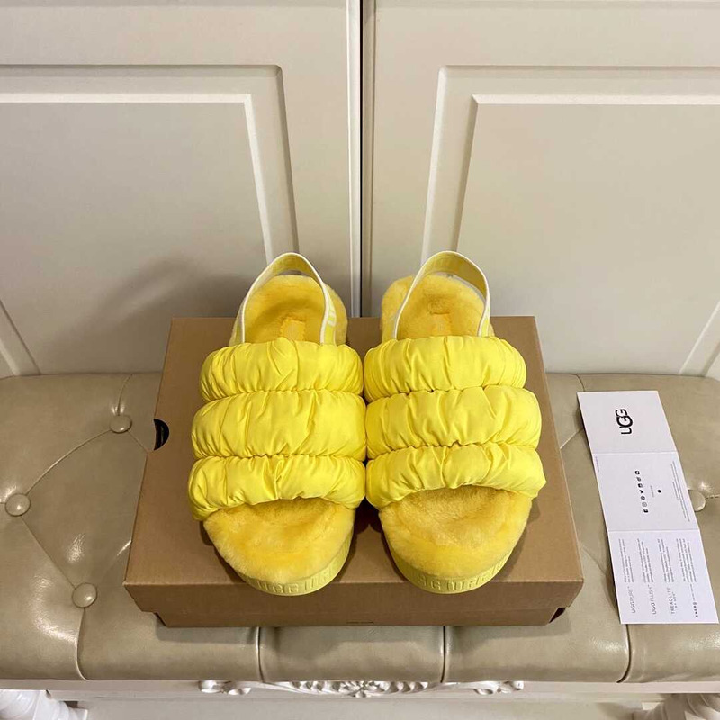 UGG Scrunchita Slides Yellow